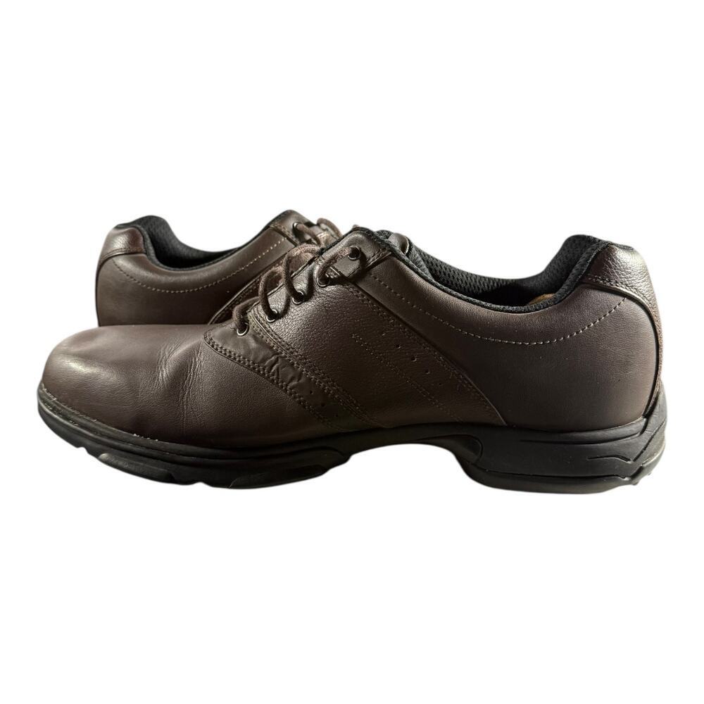 Callaway Golf Men’s XTT LT Saddle Shoes Brown Leather Size 13 - Picture 9 of 10